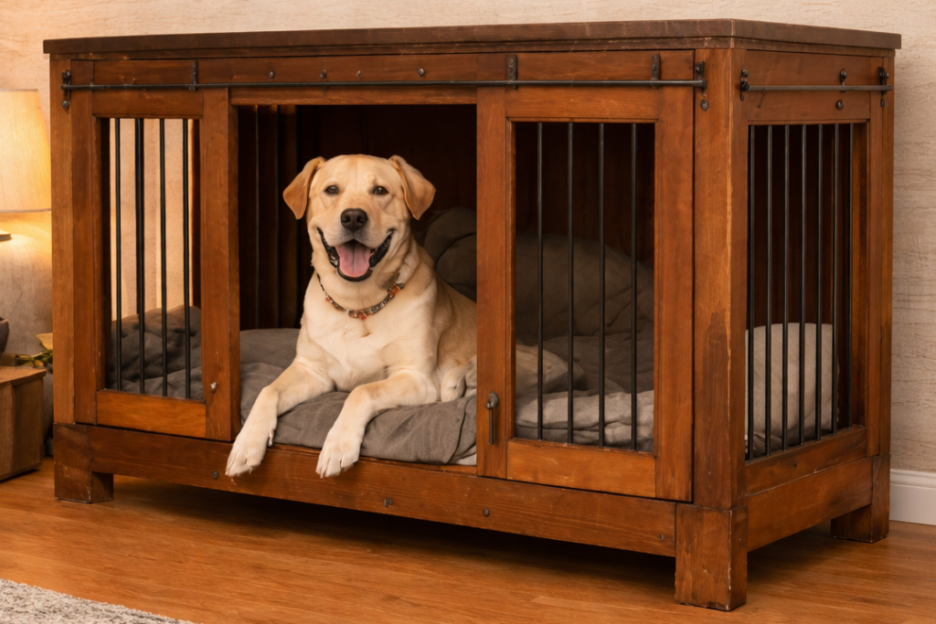 Handmade wooden pet furniture